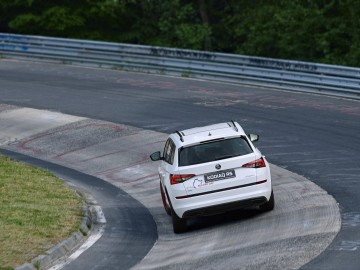 Skoda Kodiaq RS z rekordowym czasem okrążenia na Nürburgringu